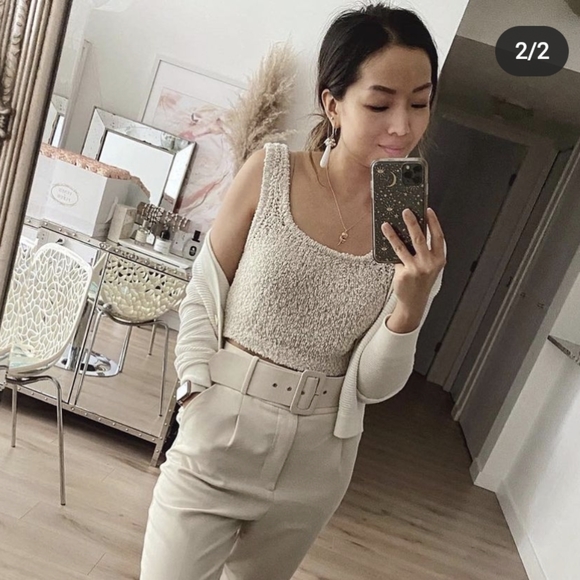 Olive + Piper Pearl and Glitter Drop Earrings - Picture 5 of 7